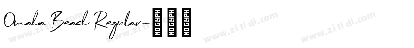 Omaha Beach Regular字体转换